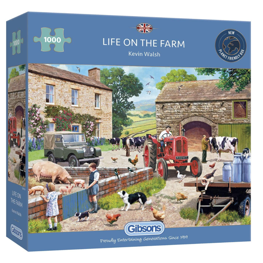 Leven op de boerderij - puzzel van 1000 stukjes-2