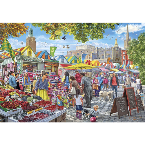  Gibsons Market Day in Norwich - 1000 pieces 