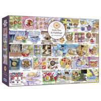 thumb-Pork Pies and Puddings - jigsaw puzzle of 1000 pieces-1