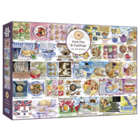 thumb-Pork Pies and Puddings - puzzle de 1000 pièces-1