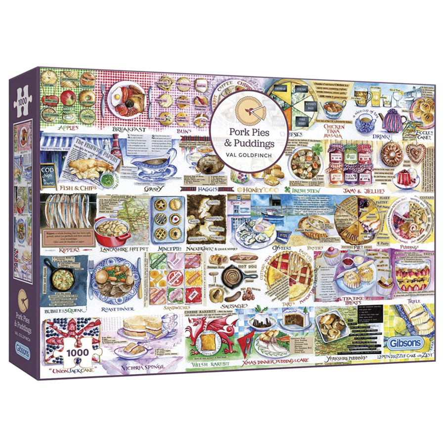 Pork Pies and Puddings - puzzle de 1000 pièces-1