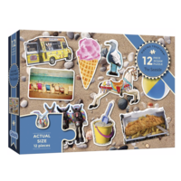 thumb-The Seaside - jigsaw puzzle of 12 XXL pieces-1