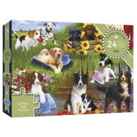 thumb-Honden  - puzzel van 24 XXL stukjes-1