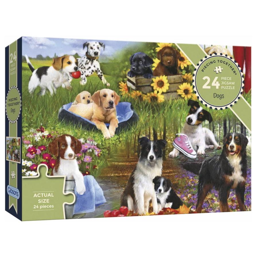 Honden  - puzzel van 24 XXL stukjes-1