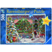 thumb-The Christmas Shop - puzzle of 500 pieces-1