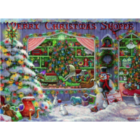 thumb-La boutique de Noël - puzzle de 500 pièces-2