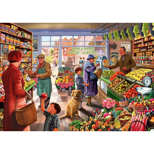  Bluebird Puzzle In the village greengrocer - 1000 pieces 