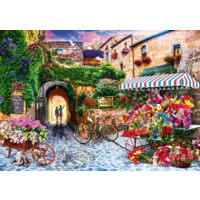 thumb-The Flower Market - puzzle of 1000 pieces-1