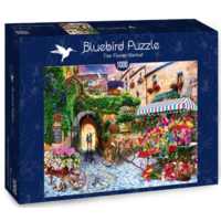 thumb-Le marché aux fleurs - puzzle de 1000 pièces-2