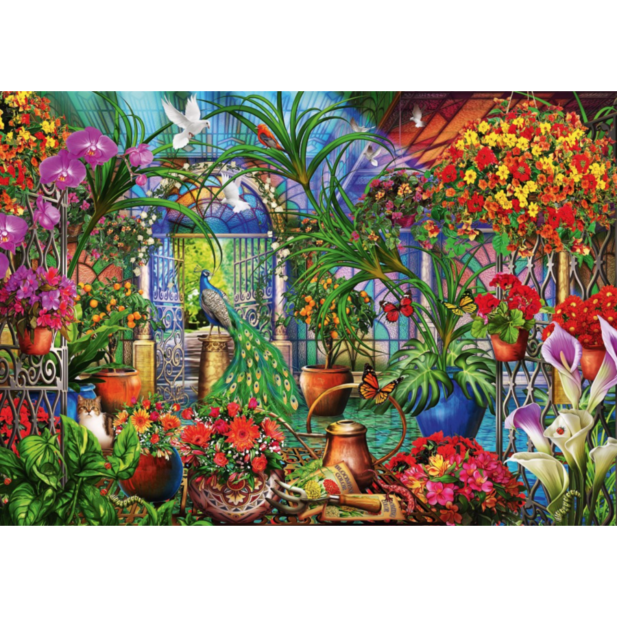 Tropical Green House - puzzle of 6000 pieces-1