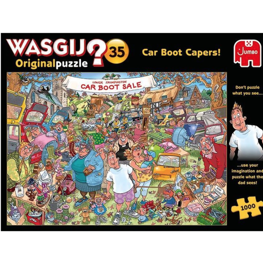 Wasgij Original 35 - Car Boot Capers! - 1000 pieces-3