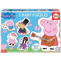 thumb-5 puzzles Peppa Pig - de 3 à 5 pièces-1