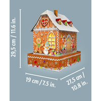 thumb-Maison en pain d'épices - Puzzle 3D - 216 pièces-2