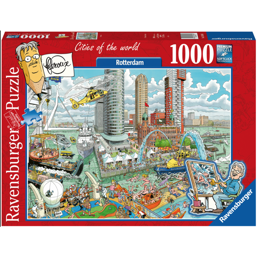 Rotterdam - Fleroux -  puzzel van 1000 stukjes-1