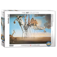 thumb-Salavador Dali - The temptation of Saint Antonius - 1000 pieces - jigsaw puzzle-1