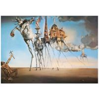 thumb-Salavador Dali - The temptation of Saint Antonius - 1000 pieces - jigsaw puzzle-2