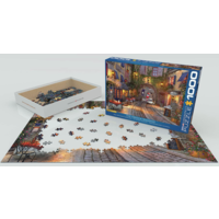 thumb-Rue piétonne Française - puzzle de 1000 pièces-3