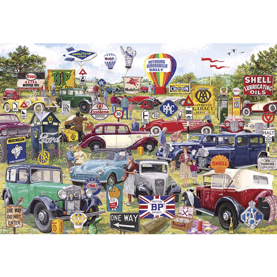 Souvenirs d'automobiles - puzzle de 1000 pièces-2