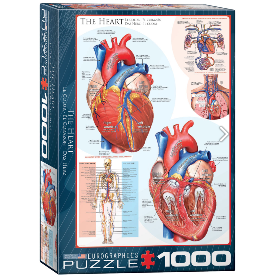 The heart - 1000 pieces - jigsaw puzzle-1