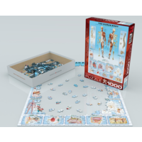 The human body - 1000 pieces - jigsaw puzzle