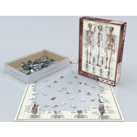 thumb-The skeletal system - 1000 pieces - jigsaw puzzle-2