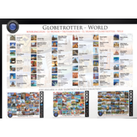 thumb-Globetrotter - World - Collage - 1000 pieces - jigsaw puzzle-4