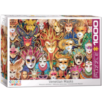 Venetian Masks - 1000 pieces - jigsaw puzzle