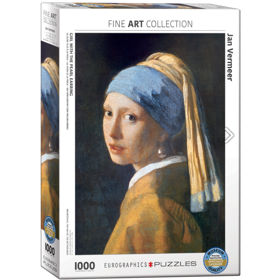 Vermeer - The girl with the pearl earring - 1000 pieces - jigsaw puzzle-1