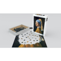thumb-Vermeer - La fille à la perle - puzzle de 1000 pièces-2