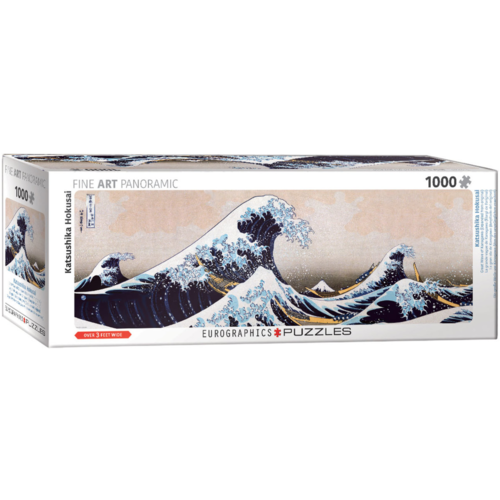  Eurographics Puzzles Hokusai - De grote golf - 1000 stukjes 