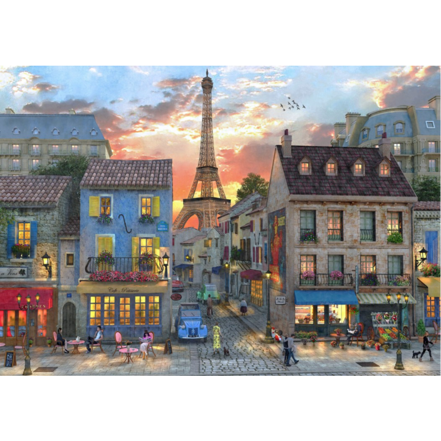 Streets of Paris - puzzle of 4000 pieces-1