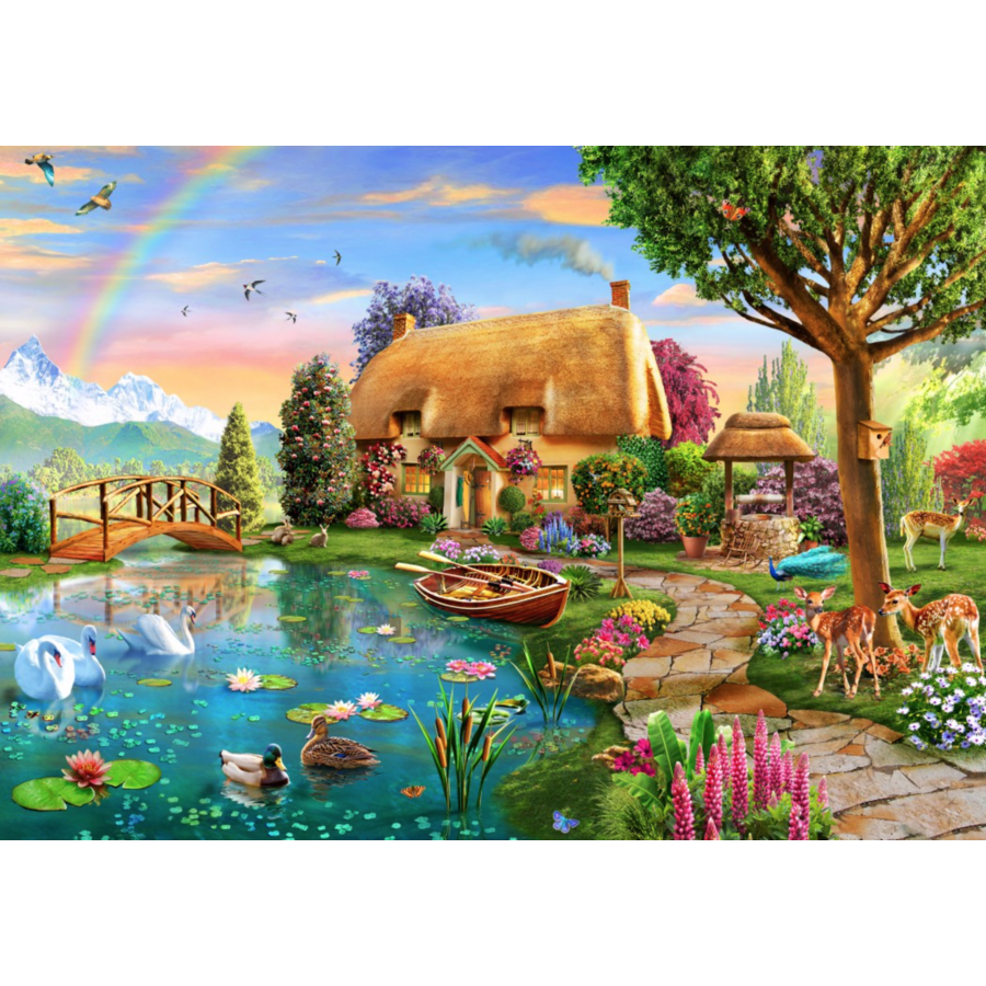 Lakeside Cottage - puzzle of 6000 pieces-1