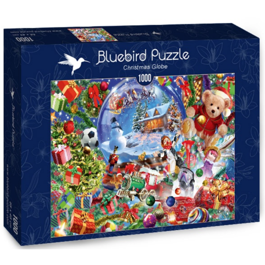 Globe de Noël - puzzle de 1000 pièces-2