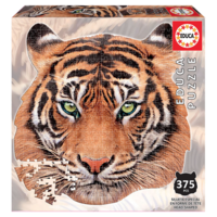 thumb-Tigre - puzzle en forme de tête d'animal - puzzle de 375 pieces-2