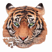 thumb-Tigre - puzzle en forme de tête d'animal - puzzle de 375 pieces-1