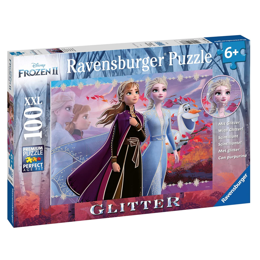 Disney Frozen - Glitter - puzzel van 100 stukjes-2