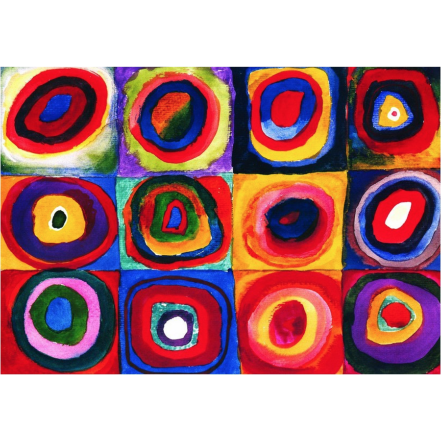 Kandinsky - Etude de couleurs - puzzle de 1000 pièces-2