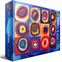 Kandinsky - Colour Study - 1000 pieces - jigsaw puzzle