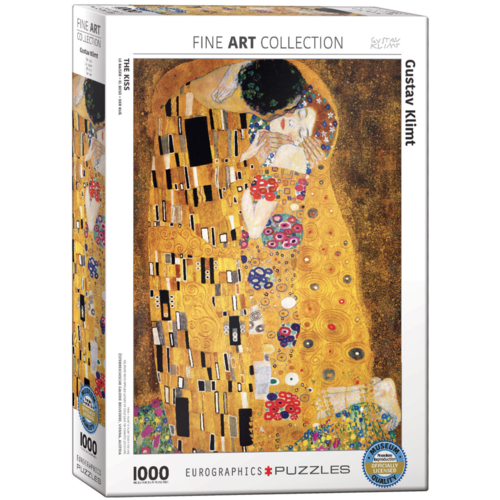  Eurographics Puzzles Klimt - De kus - 1000 stukjes 