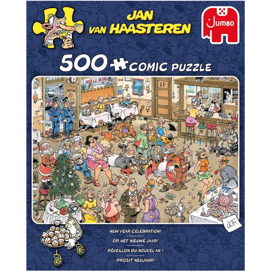 Réveillon du Nouvel An! -  Jan van Haasteren - puzzle de 500 pièces-2