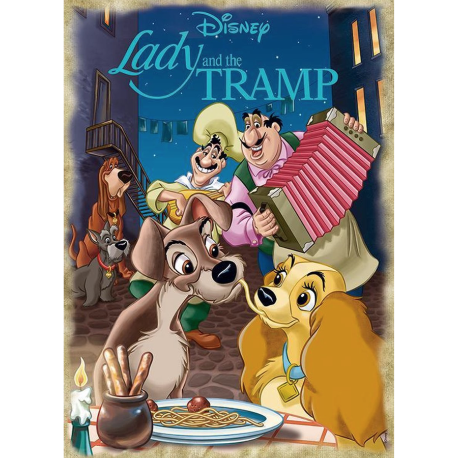 Lady and the Tramp - 1000 pièces - puzzle-2