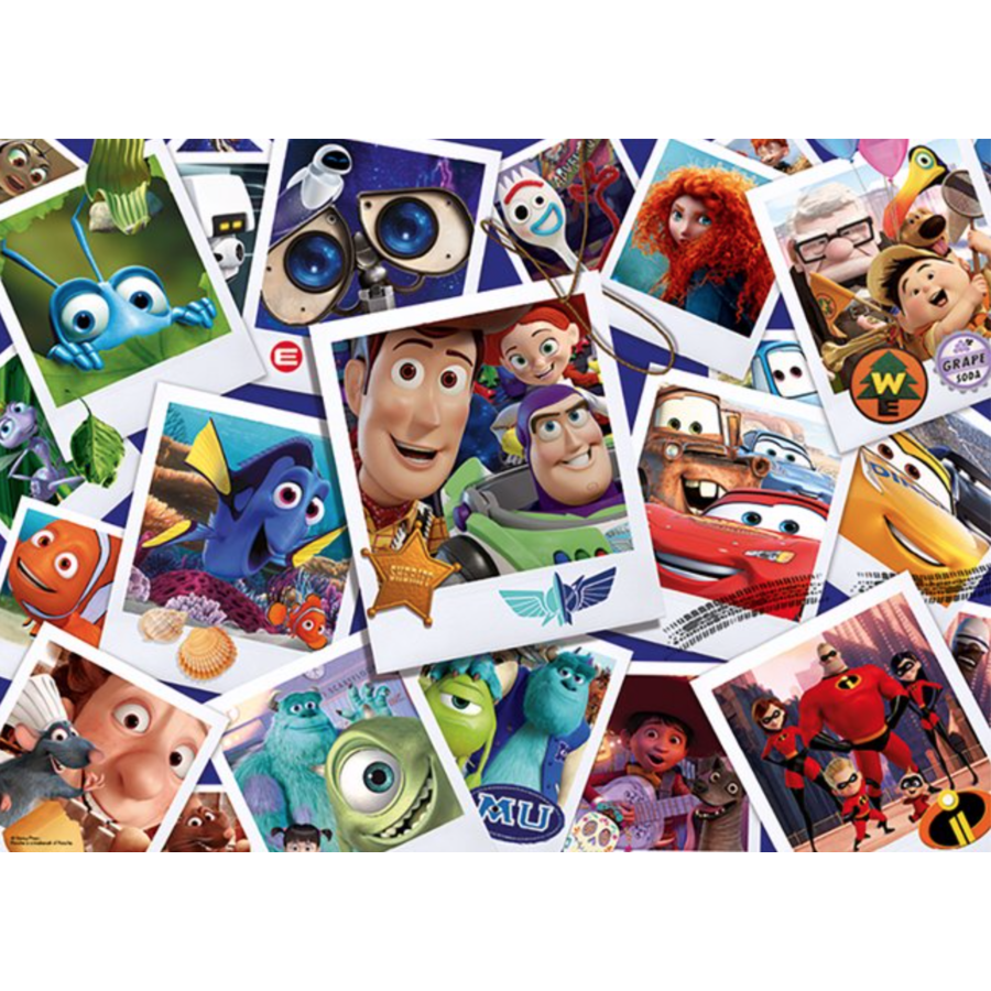 Disney collage Pixar - jigsaw puzzle of 1000 pieces-2