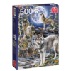 Jumbo Wolves in winter - puzzle of 500 pieces