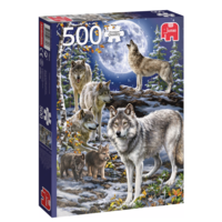 thumb-Wolves in winter - puzzle of 500 pieces-1