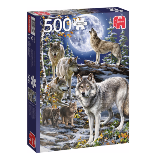  Jumbo Wolves in winter - 500 pieces 