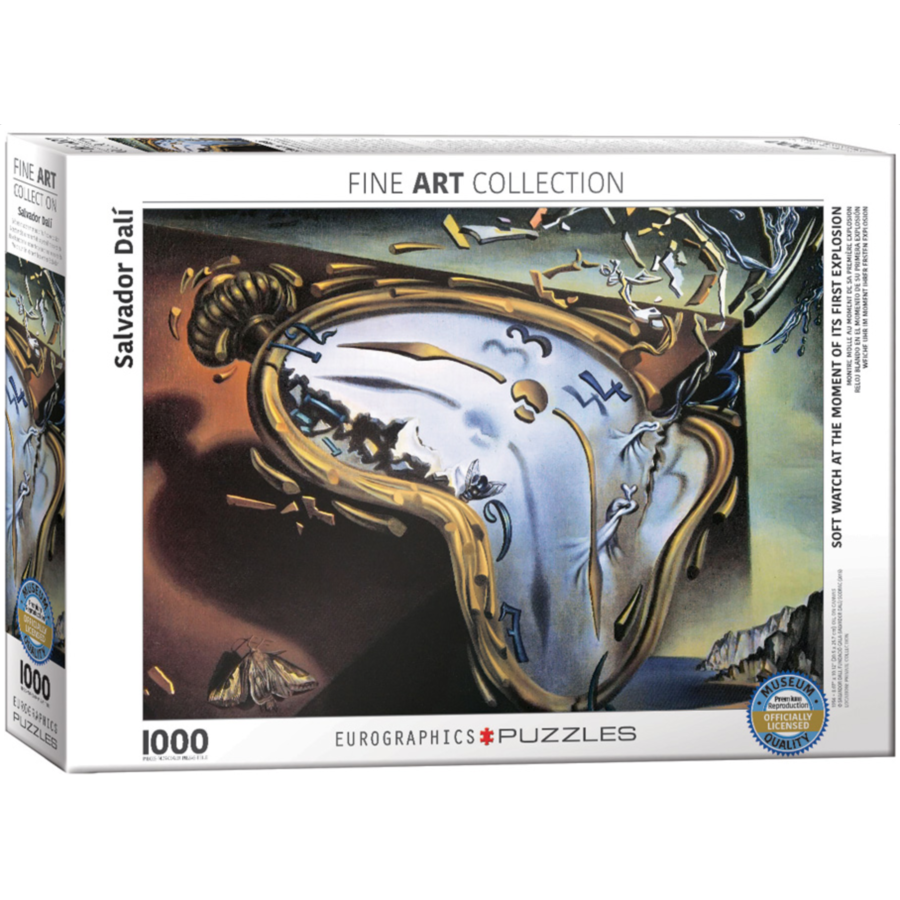 Salvador Dali - Zacht horloge op het moment van de eerste explosie - puzzel van 1000 stukjes-1