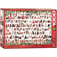 Holiday Dogs - 1000 pieces - jigsaw puzzle