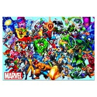 thumb-All the superheroes of Marvel - puzzle of 1000 pieces-1