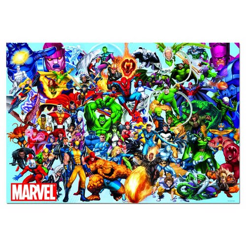  Educa Tous les super-héros de Marvel - 1000 pièces 