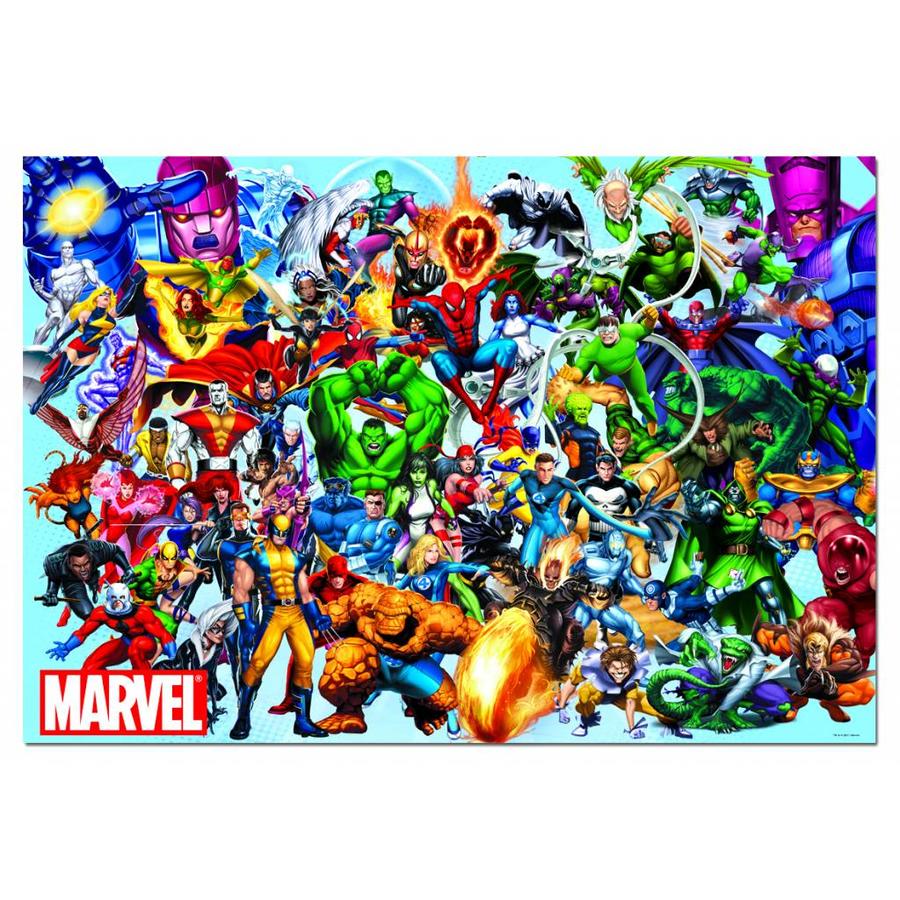Tous les super-héros de Marvel - puzzle de 1000 pièces-1